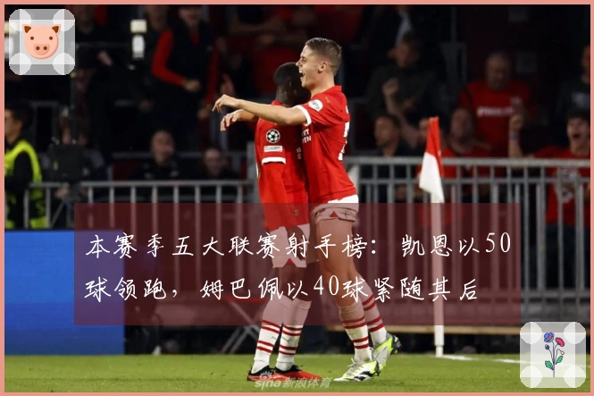本赛季五大联赛射手榜：凯恩以50球领跑，姆巴佩以40球紧随其后